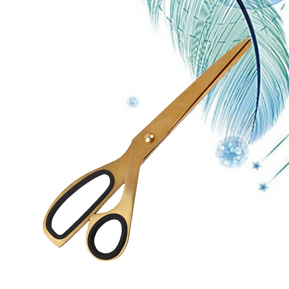 Steel Scissors Golden Modern Design Comfortable Grip For Home Scissors For Crafts Office Crafting Trimming Tools
