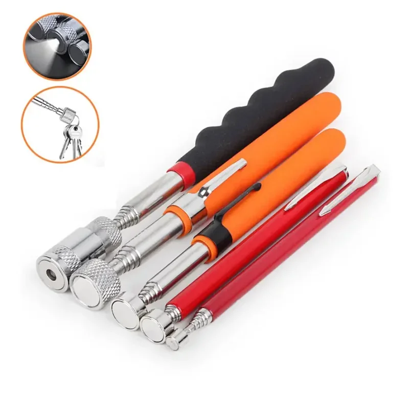 

NEW Telescopic Magnetic Pen 2/5/8/10LB Handy Tool Magnet Capacity for Picking Up Nut Bolt Adjustable Pickup Rod Stick Mini Pen