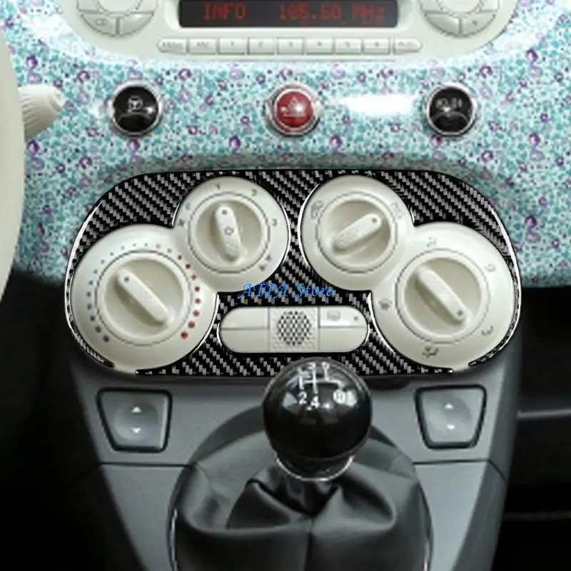 

U13C HVAC Panel Cover Carbon Fiber Air Conditioning Control Panel Cover for 500