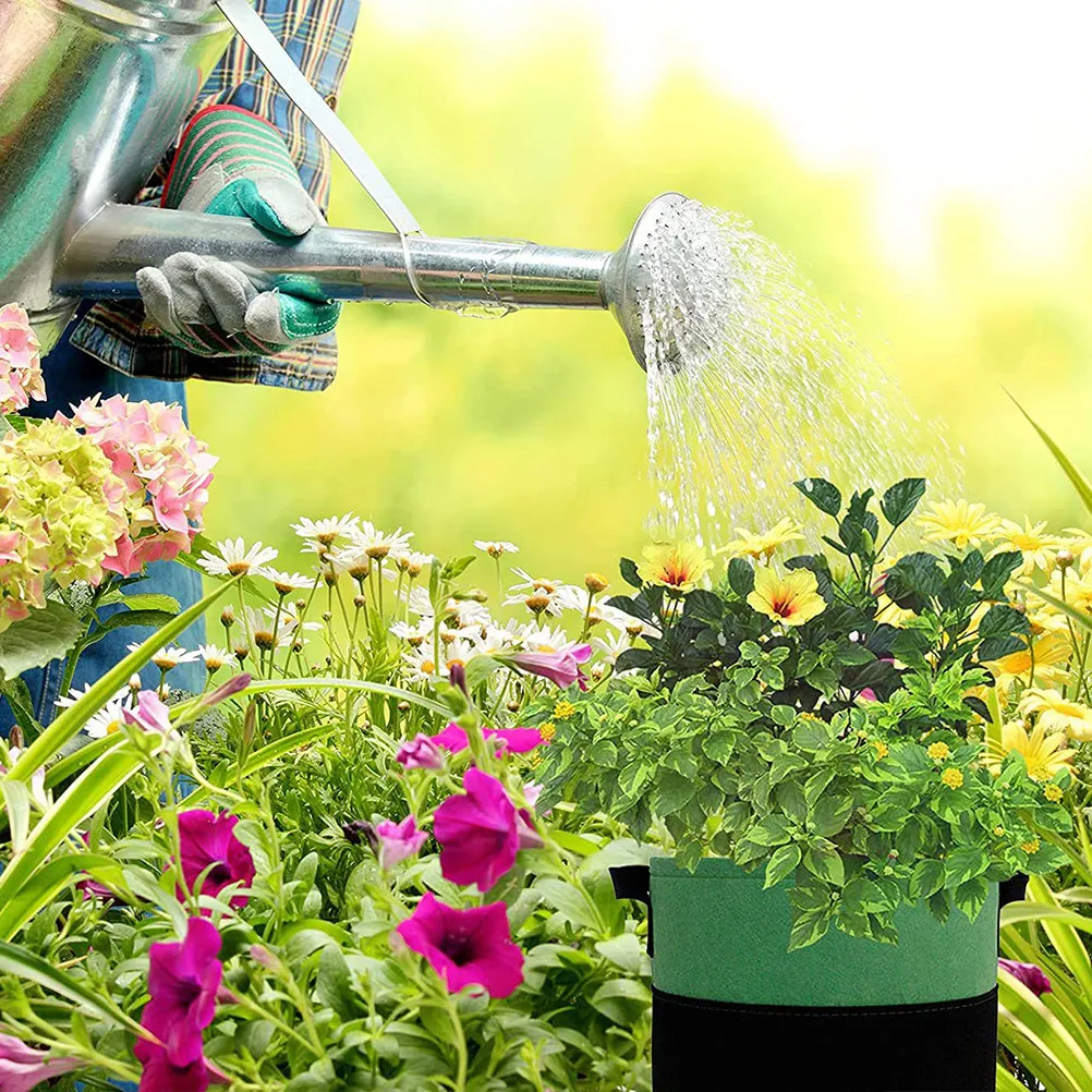 6Pcs Vegetable Planter Bags Felt Plant Containers with Excellent Permeability for Indoor Outdoor Use Fabric Pots