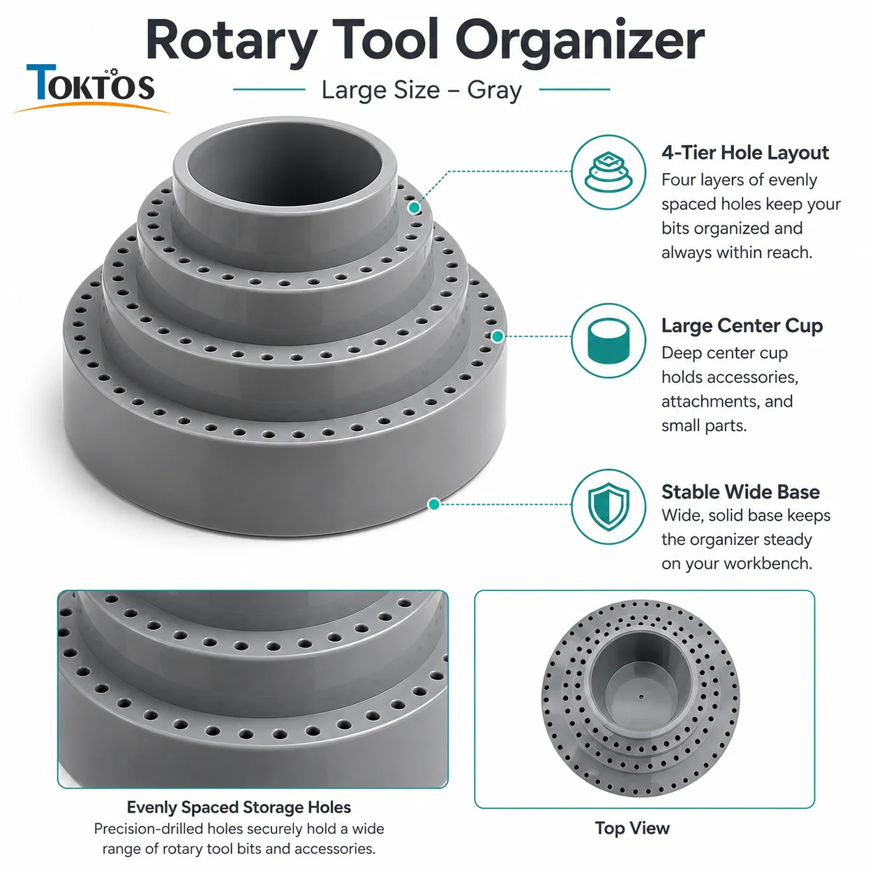 TOKTOS 35/116 Hole Rotary Tool - Unique Tech Accessories review and price