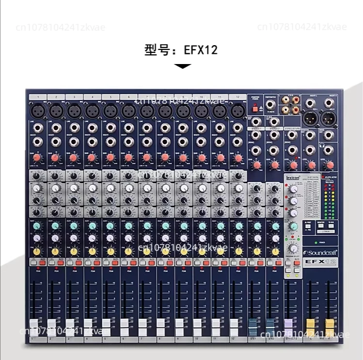 Professional Stage Performance Conference Mixer Soundcraft Sound Art Efx8 Efx12 Efx16 Efx20 Road