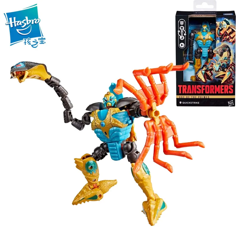 

В наличии: Коллекционная фигурка-робот Hasbro Transformers Classic Toys Age of the Primes Deluxe Quickstrike, игрушка для коллекционирования, подарок, хобби