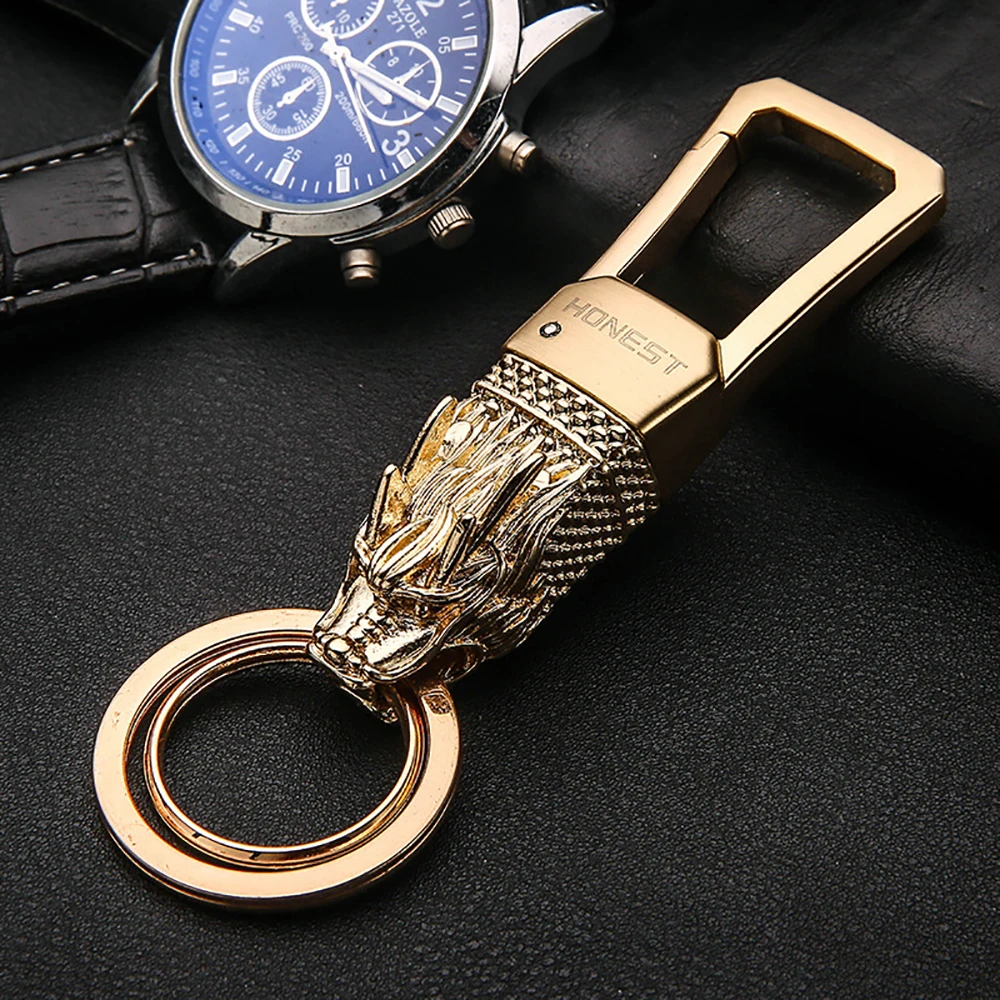 Luxury Bags From China - Lüks Araba Anahtarlığı Klasik Çin Ejderhası