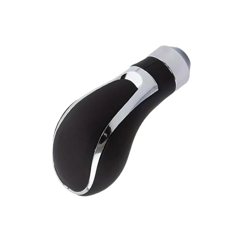 31BC Universally Car Manual Shifter Lever, Aluminum Leather Extension Gear Shifter Lever Shifter for Most Manual Car