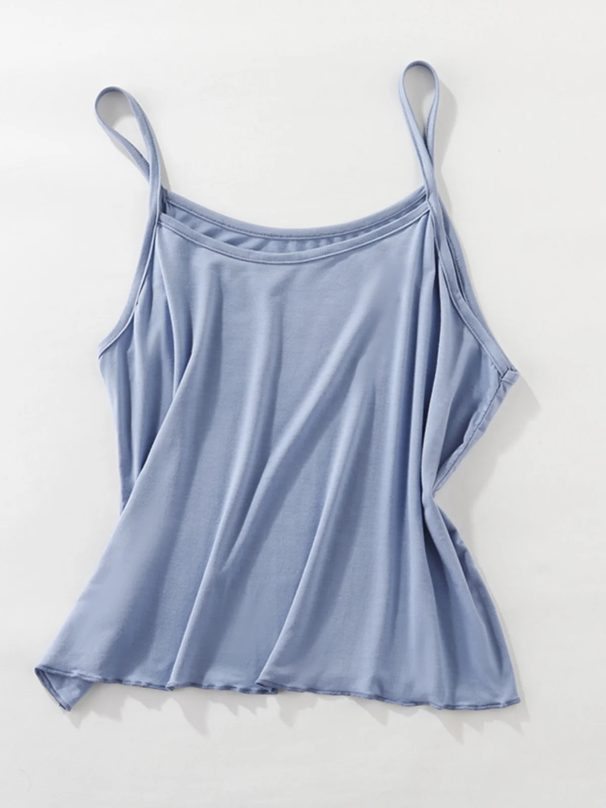 Summer Sexy Thin Modal Cotton Silk Women's Camisole Tank Top Slimming Base Layer Shirt Prevent Exposure Fashionable Vest