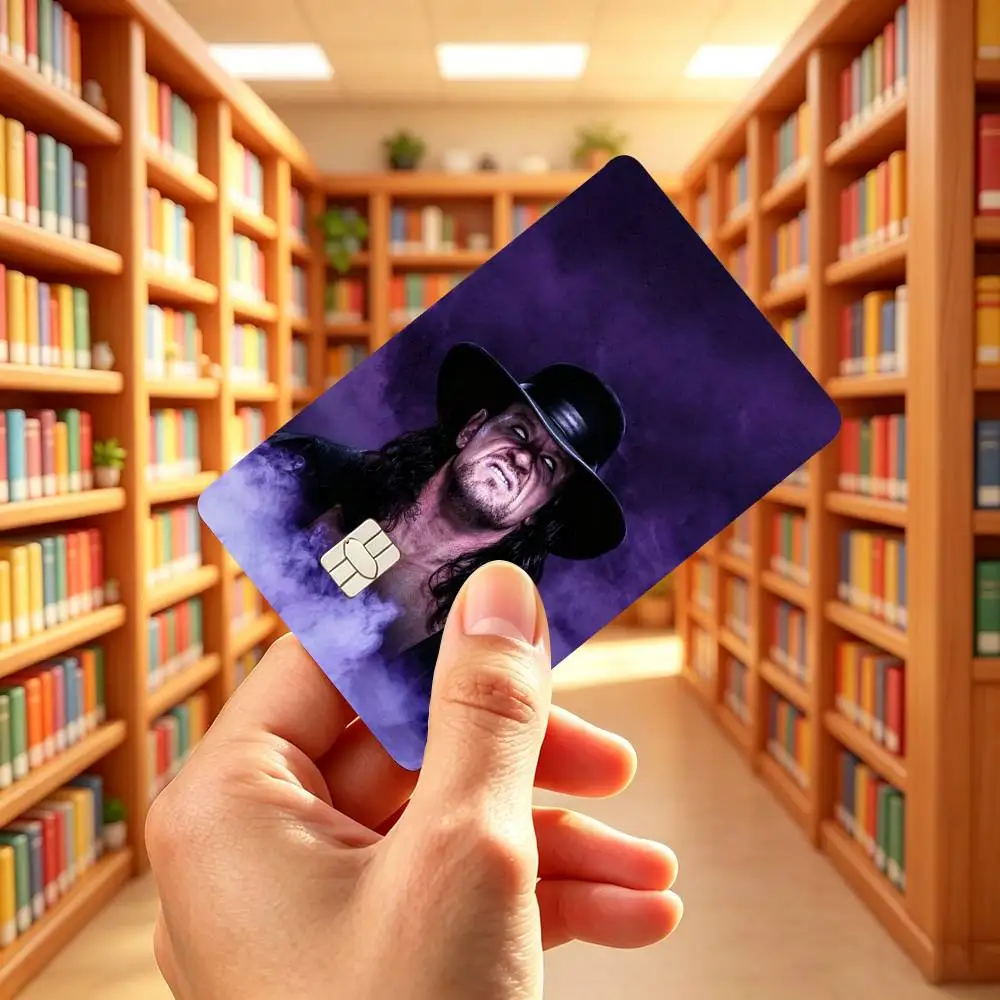 Superstar The U-Undertaker Credit Card HD Stickers Small Chip Waterproof Sticker Game Card Decal Gift
