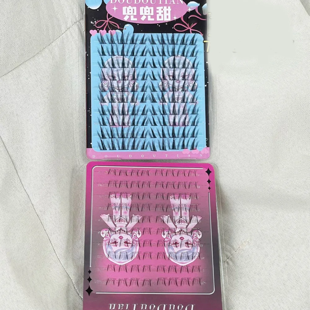 20 Rijen Koreaanse Lagere & Valse Wimpers Set Natuurlijke Manga Wimpers De Luie Clusters Wimpers Gesegmenteerde Nep Wimpers Makeup Tools