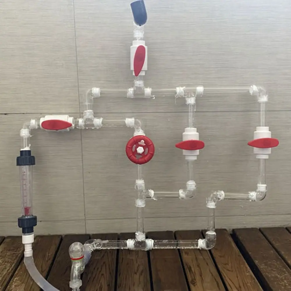 16 20 مللي متر تجهيزات أنابيب الاكريليك 90 درجة الكوع شفافة شبكي حوض للأسماك حديقة مشتركة واضح المحملة موصلات