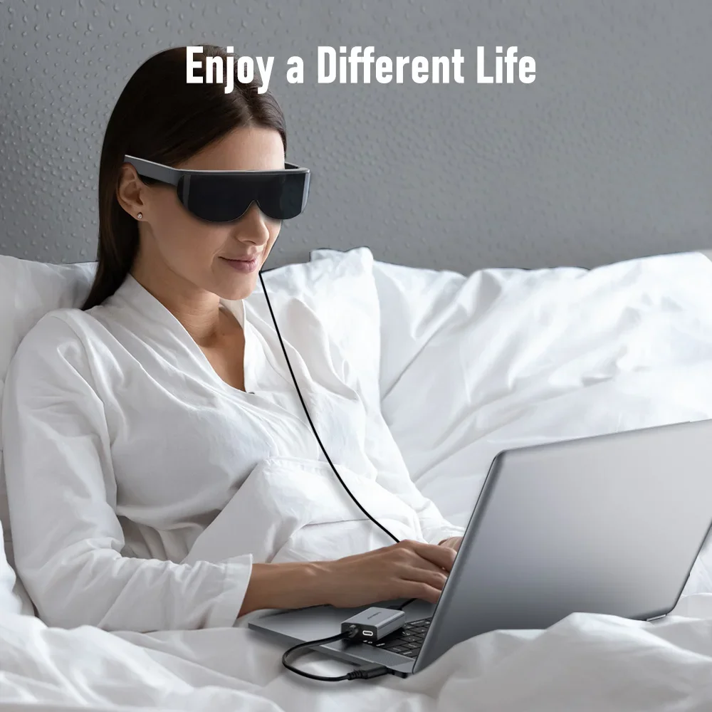 Lemorele HDMI إلى Type-C محول 4K 60HZ USB-C AR نظارات محول الفيديو ل XREAL Nreal Air Rokid نظارات رئيس شنت العرض