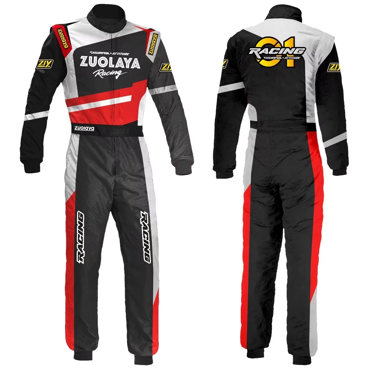 High Quality Custom Racing Suit for Karting & Motorcycle Breathable Training Jacket with Custom Logos Plus Size Available