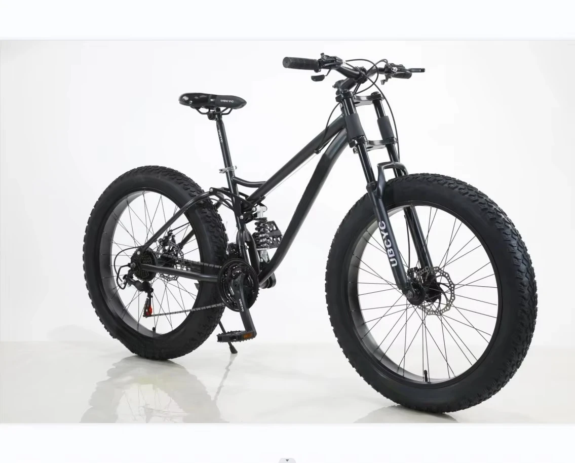Fat Tire Mountain Bike Shock Absorption Variable Speed Fat Bike 26 Inch Snow Bike