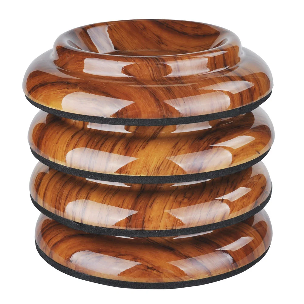 Piano Mat Exquisite Feet Foot Floor Pad Wood Grain Mats Accessory Protective Pads