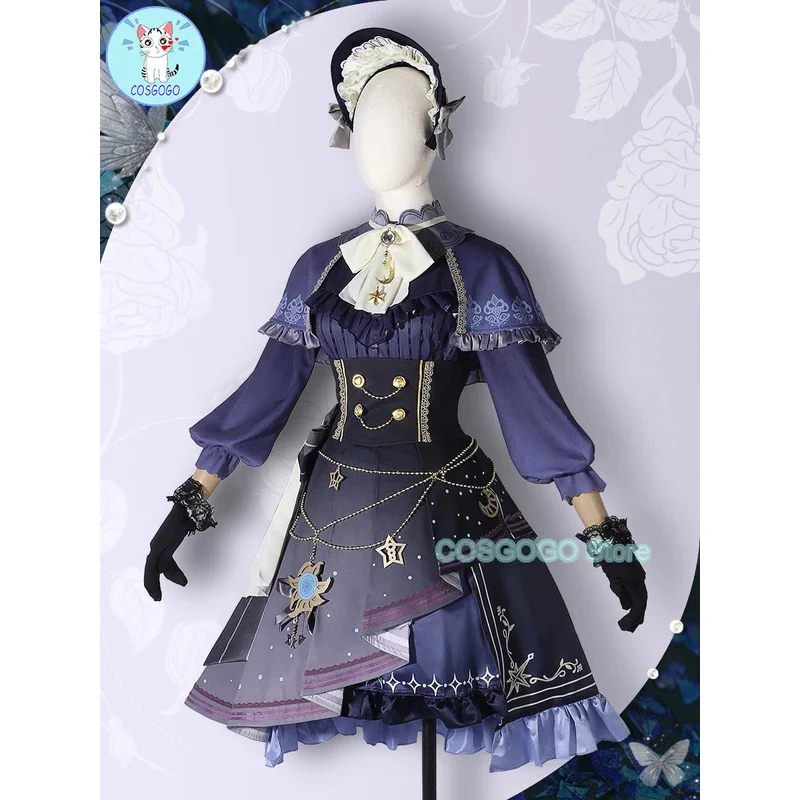 PJSK Shinonome Ena Cosplay Costume Project Sekai 25:00 At Nightcord Cosplay Game Cute Lolita Dress Suit Maid Clothing Halloween