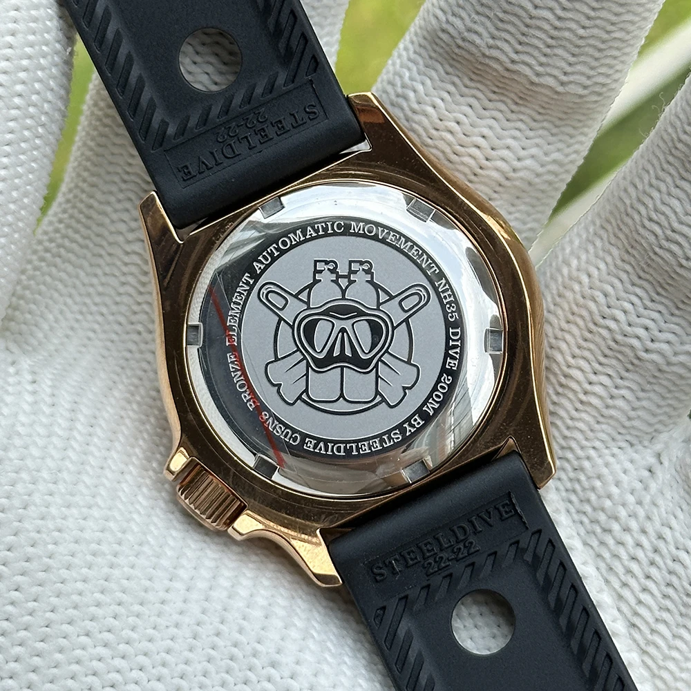 STEELDIVE 1996S Bronze Diver Watch 20Bar Waterproof