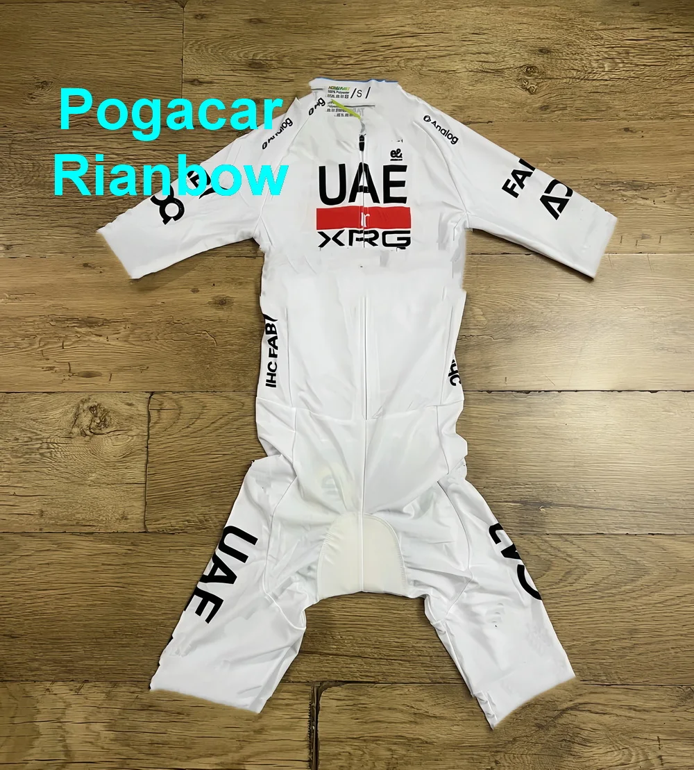 

Комбинезон LASER CUT 2025 UAE XRG RAINBOWN TEAM WORLD CHAMPION Боди КОРОТКИЙ велосипедный трикотаж Одежда для велосипеда