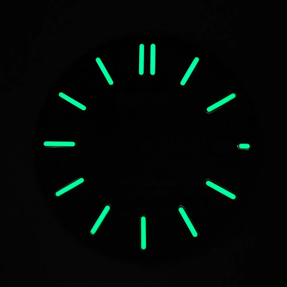 31.5mm NH35/NH36 dial Watch dial S dial Green Luminous dial Suitable for NH35/NH36 movements watch accessories Watch repair tool