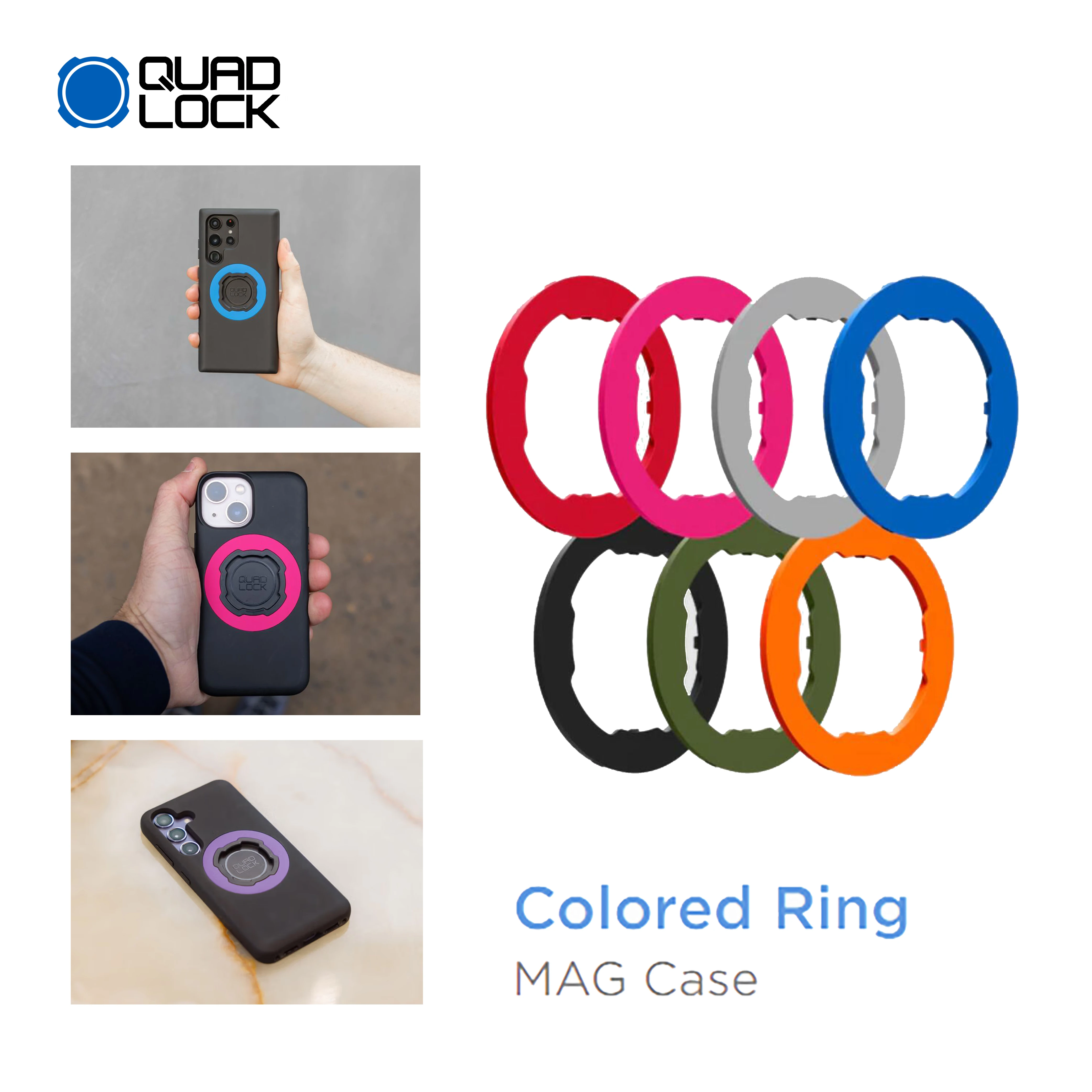 

QUAD LOCK COLORED RING FOR MAG CASE MAGNETIC PHONE CASE