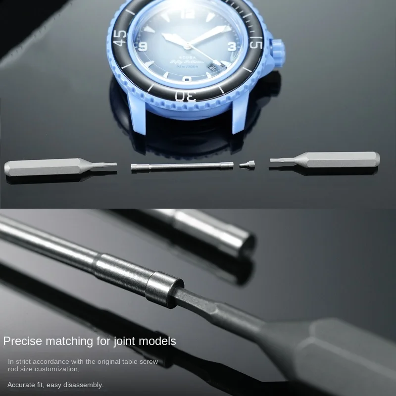 Destornillador hexagonal Blancpain Fifty Fathoms 5000 5015 5015D 5006 5008 SO35 herramienta de extracción de llave de buceo Fifty Fathoms