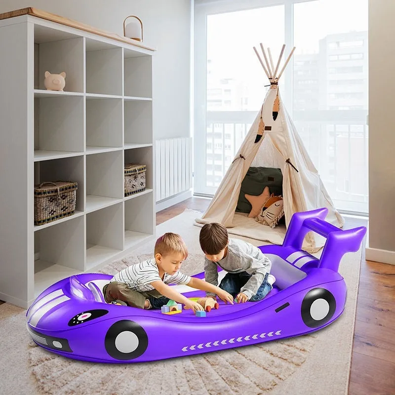 Manufacturer customized inflatable car bed, toddler travel bed inflatable bed, infant indoor bed portable outdoor