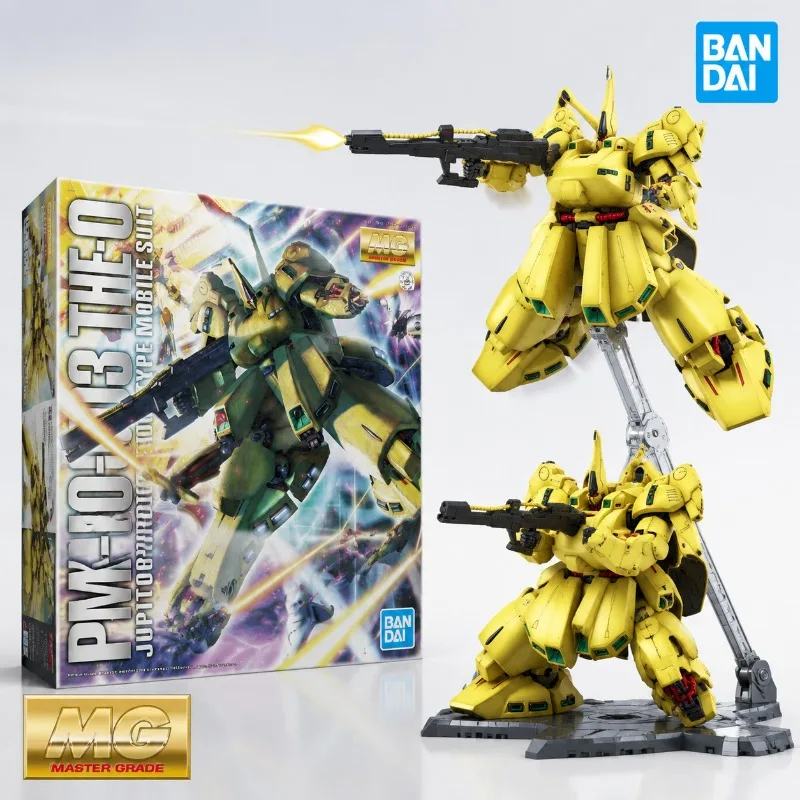 Bandai MG 1/100 PMX-003 THE-O Figura de Acción Gigante de Mecánico de Ciencia Ficción Japonés Original, Juguete de Regalo
