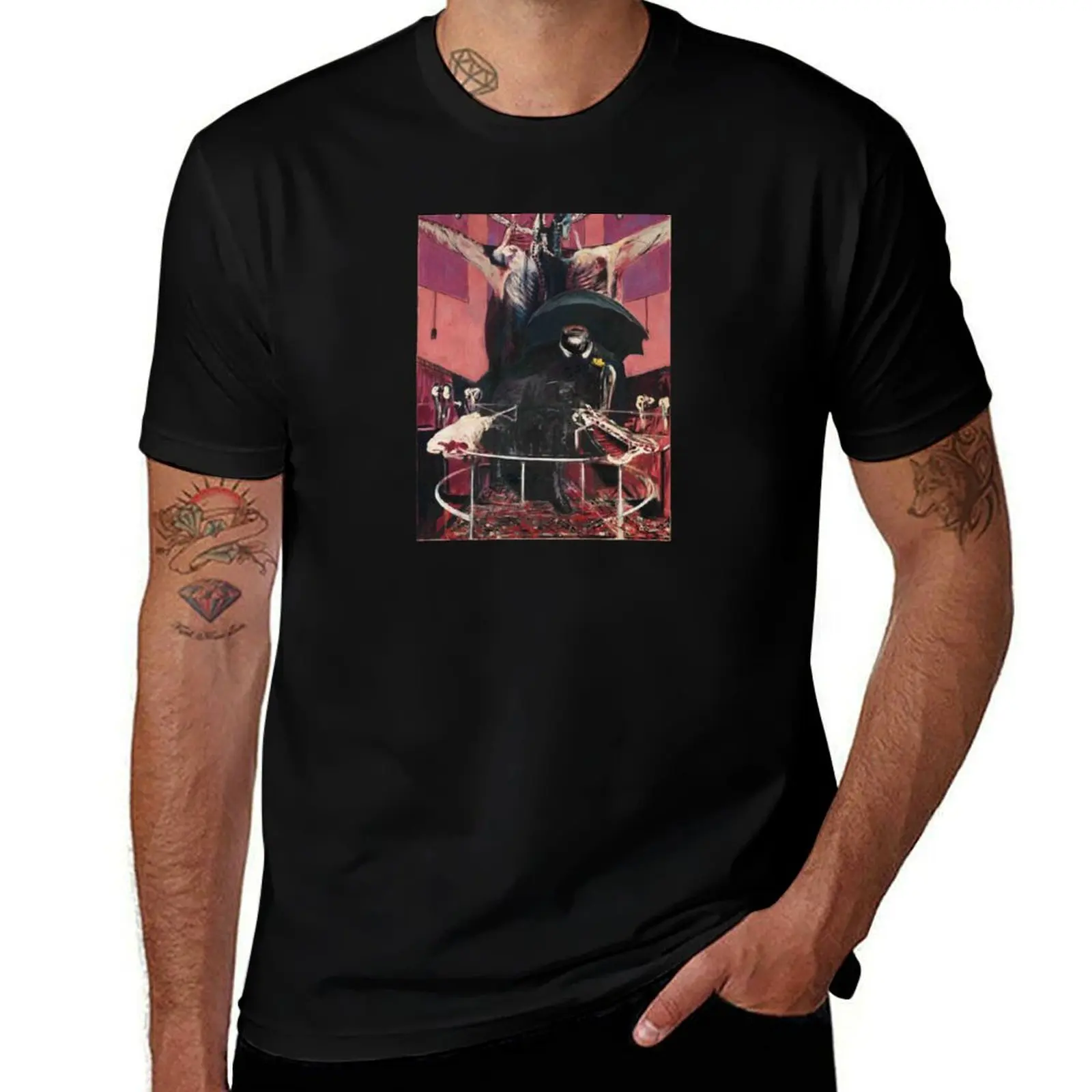 Francis Bacon Painting 1946 T-Shirt Heavy Duty Casual Work Tee T-Shirt