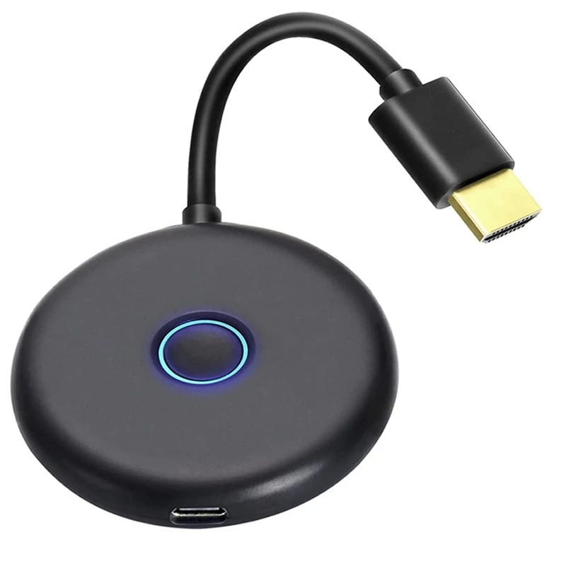 

Беспроводной совместимый адаптер для дисплея, используется для встреч/домашнего кинотеатра, двухдиапазонный Wi-Fi 2,4 ГГц и 5 ГГц, дисплей 4K @ 60 Гц