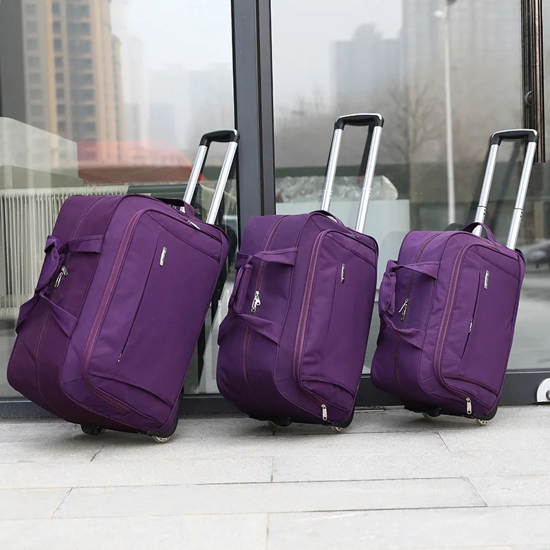 Travel Luggage Bags Oxford Waterproof Rolling Luggage Suitcase Large capacity Travel Bag With Wheels valises Hand luggage