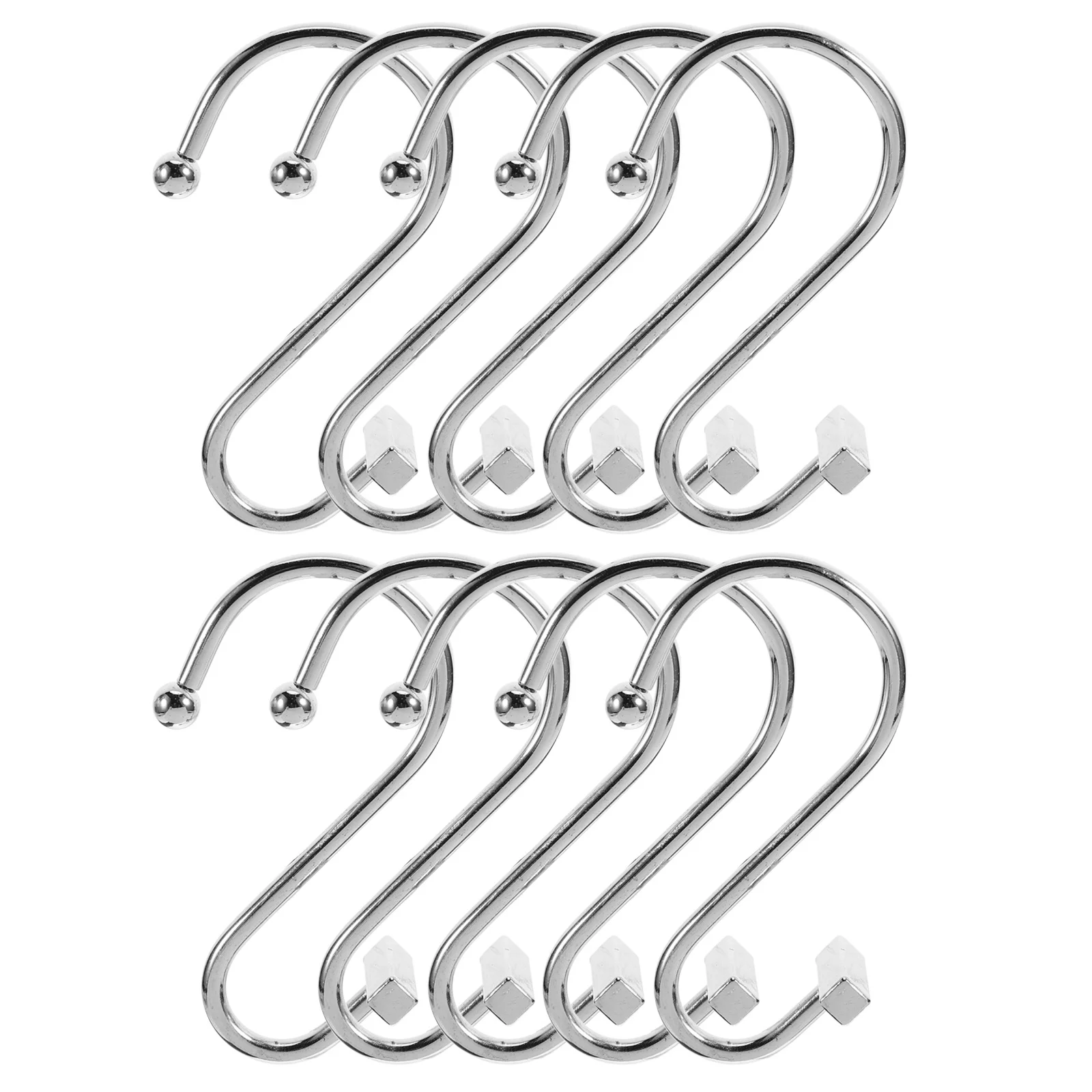 

Metal Hook Curtain Holder Hooks Bathroom Shower Hanging Rod Curtains for Rail Decorative Ceiling