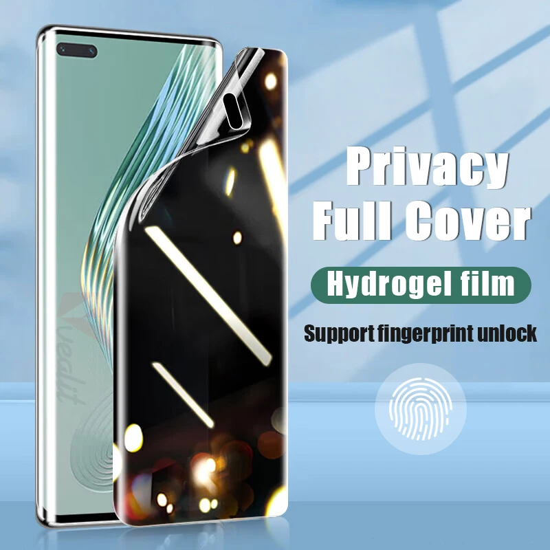 

Privacy Hydrogel Film for Honor Magic 5 4 Lite Anti Spy Screen Protector for Honor 90 80 70 Pro Plus X40 X50 X9A Film Not Glass