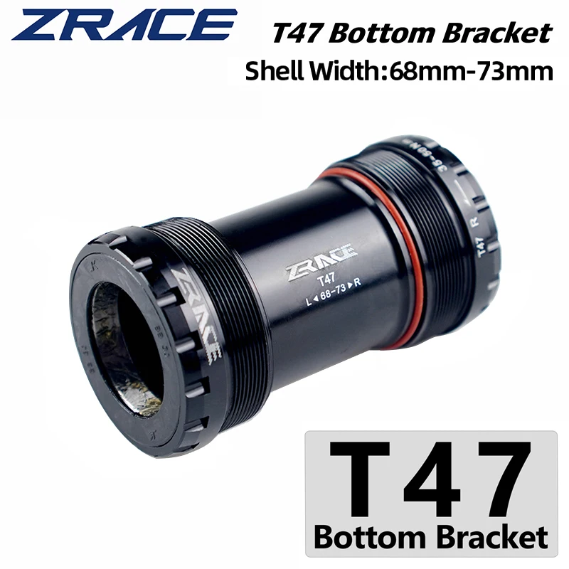 ZRACE Bicycle Bottom Bracket BB T47 Thread 68-73mm for Trek/Shimano/ SRAM DUB MTB Mountain Road Bike Cranksets Central Movement