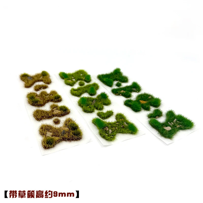 Simulation de grappe d'herbe de 5MM, Kits de modèles de pelouse irréguliers, bricolage, matériaux de scène de Table de sable faits à la main, accessoires de Diorama