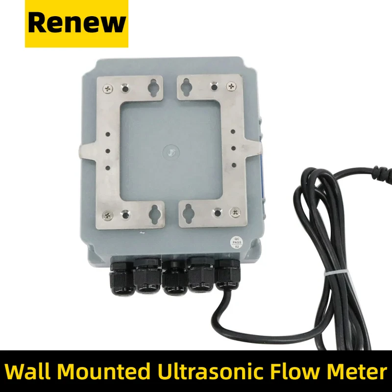 TUF-2000B-TM-1 Transducer DN50mm-DN700mm Ultrasonic Liquid Flowmeter Wall Mounted Type ModBus Water Flow Meter