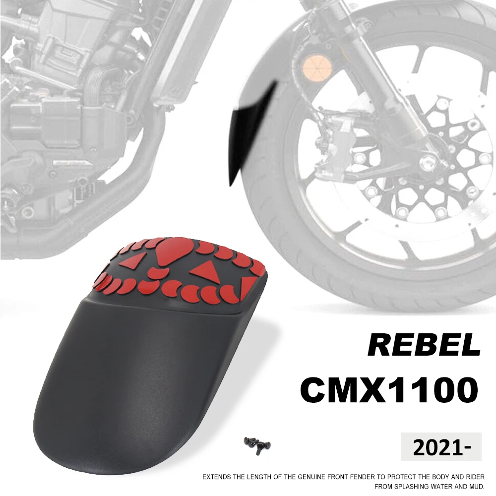 New 2021 2022 Front Fender Wheel Hugger Extension For Honda REBEL CMX1100 Motorcycle Accessories Splash Guard R CMX 1100 cmx1100