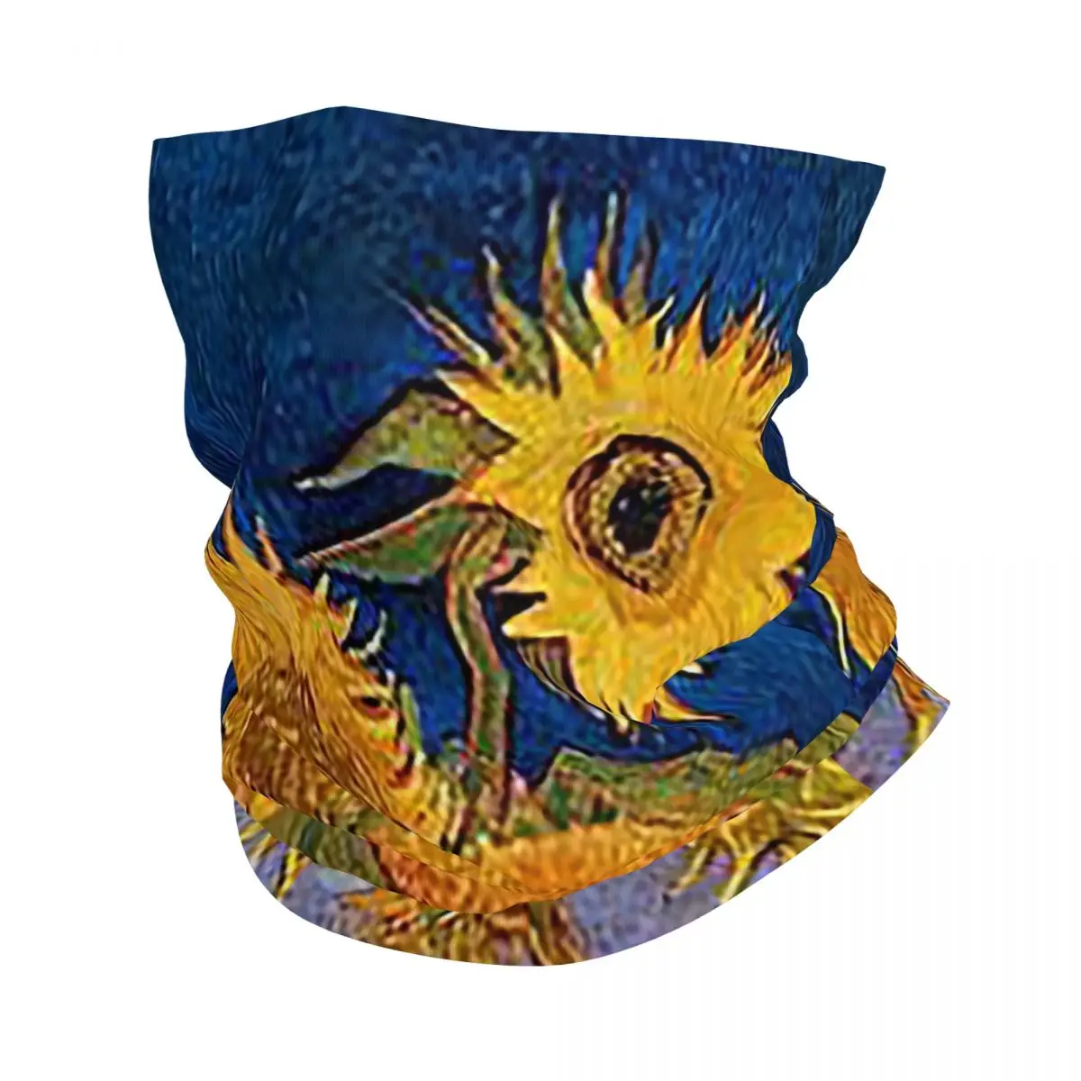 

Van Gogh Impressionism Bandana Neck Gaiter Printed Retro Art Sunflower Balaclavas Mask Scarf Warm Cycling Running for Men Women