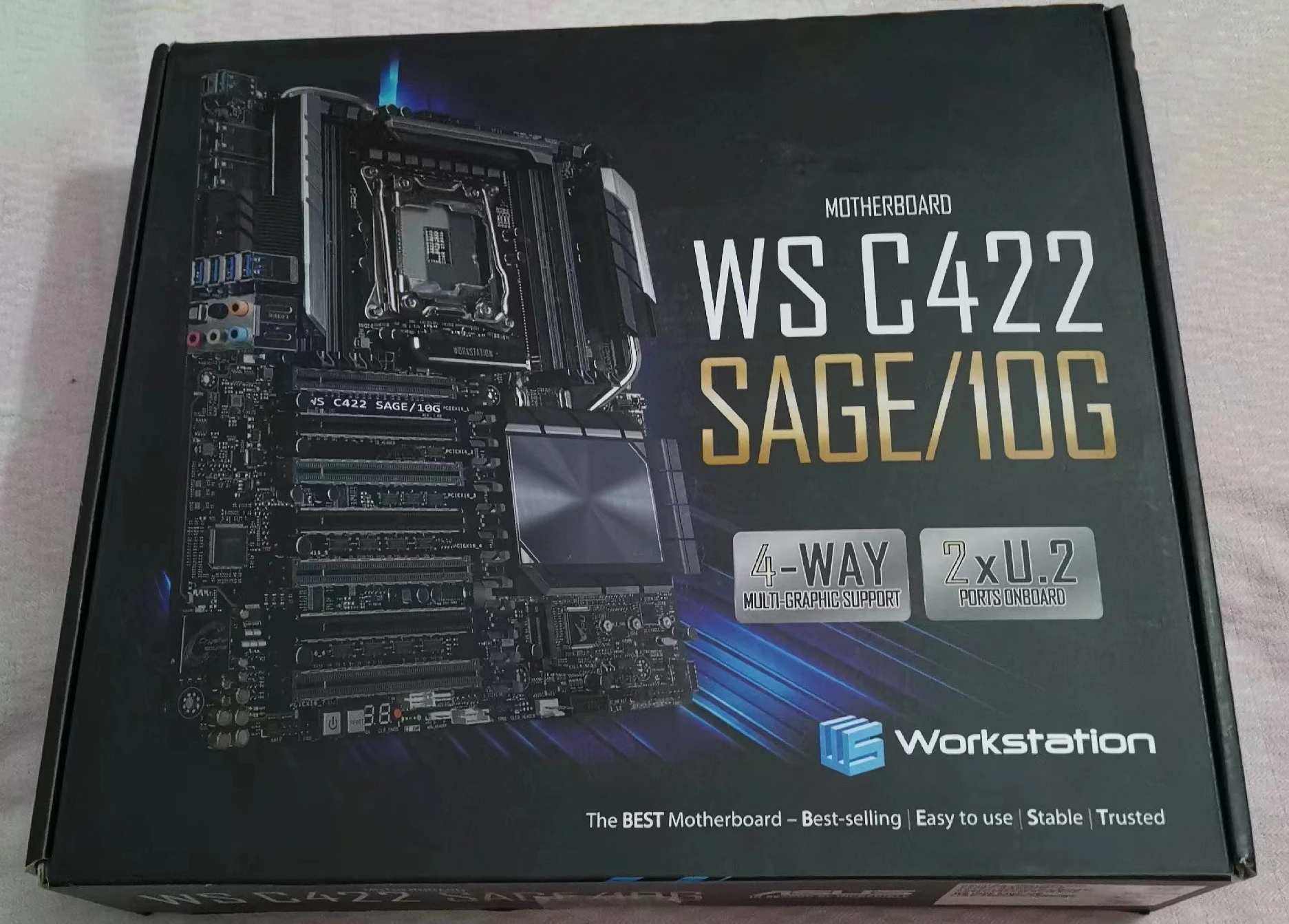 WS C422 SAGE/10G , Workstation Motherboard LGA2066,Xeon W Processor and ECC Memory