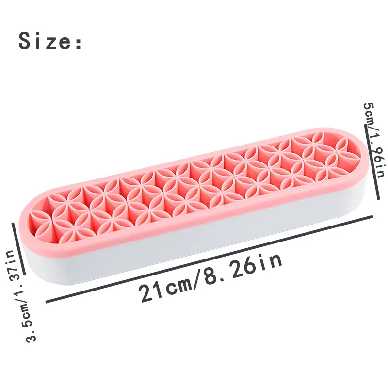 Silicone Pen Holder for Diamond Painting Tools, Soft Insert Stand Organizer for Resin Pens, DIY Craft Supplies Storage Accessory
