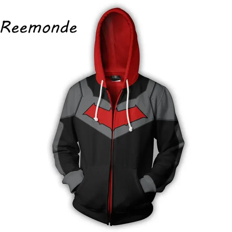 

Костюм AA wat, толстовка с капюшоном, топы, мужская уличная толстовка, костюмы Робина, одежда на молнии с капюшоном, длинная Sl2025, новинка