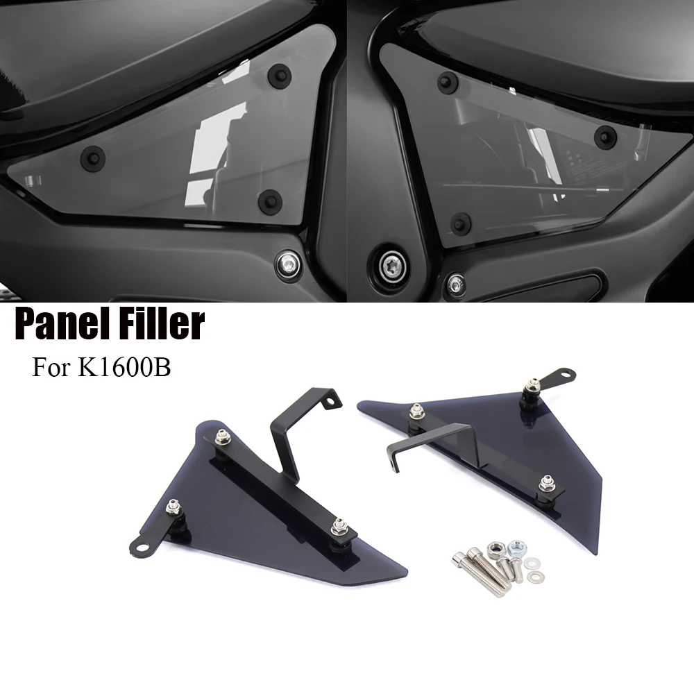 

Motorcycle Left Right Fill Panels Cover Fairing Cowl ABS Plastic Plates Tank Trim For BMW K1600B K1600 Grand America