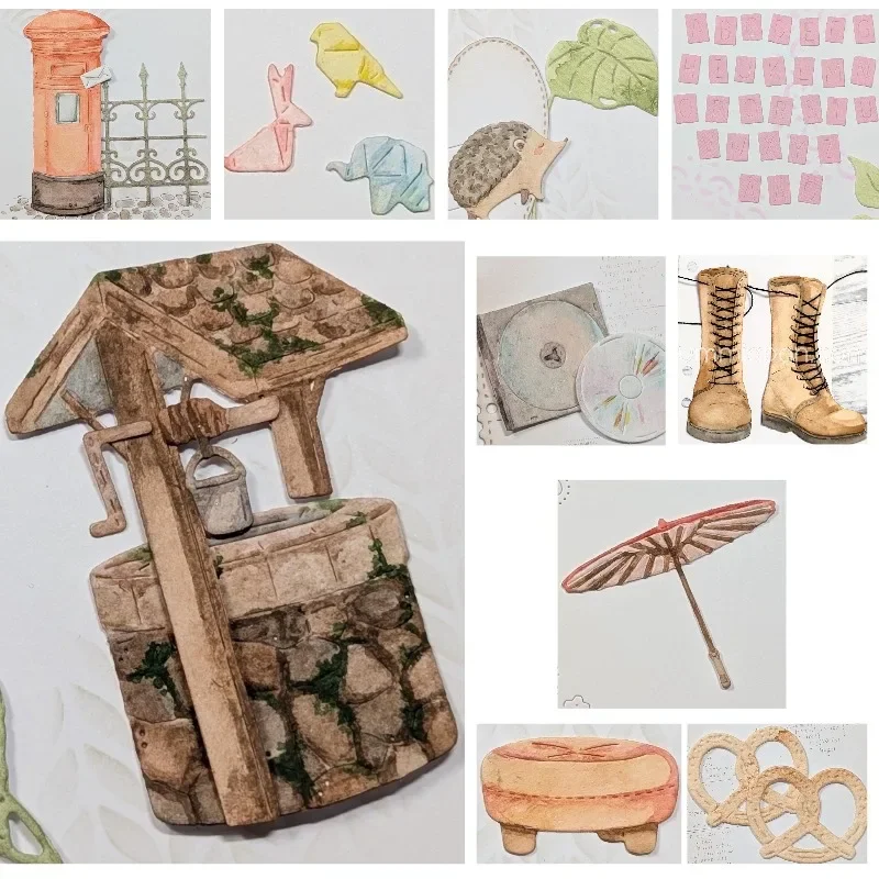 2026 NEW Pretzel Butterfly Stool Metal Cutting Die DIY scrap booking Mailbox craft supplies stamp photo album card making