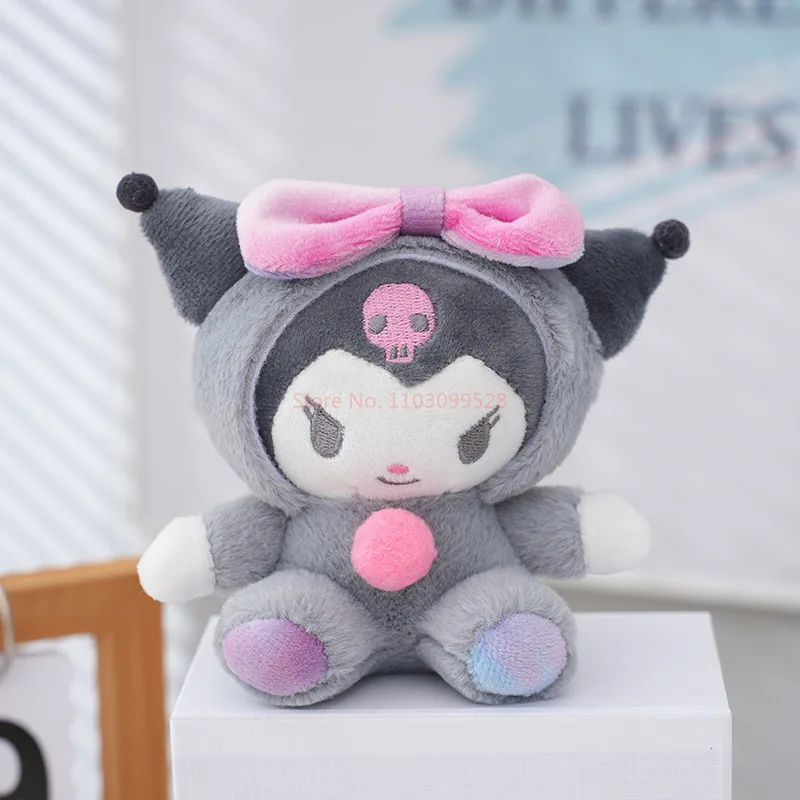 18 cm sanrio kawaii Hello Kitty Pluche Kussen leuke cartoon Kuromi melodie Pluche knuffel Mooi meisje Kinderen verjaardagscadeau speelgoed