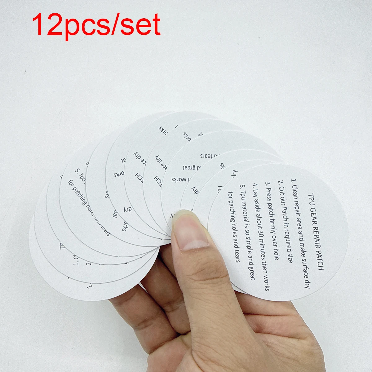 4/8 pcs TPU Transparent Self Adhesive Nylon Patches Waterproof Sticker Cloth Tent sofa Down Jacket Raincoat Umbrel Repair Tape