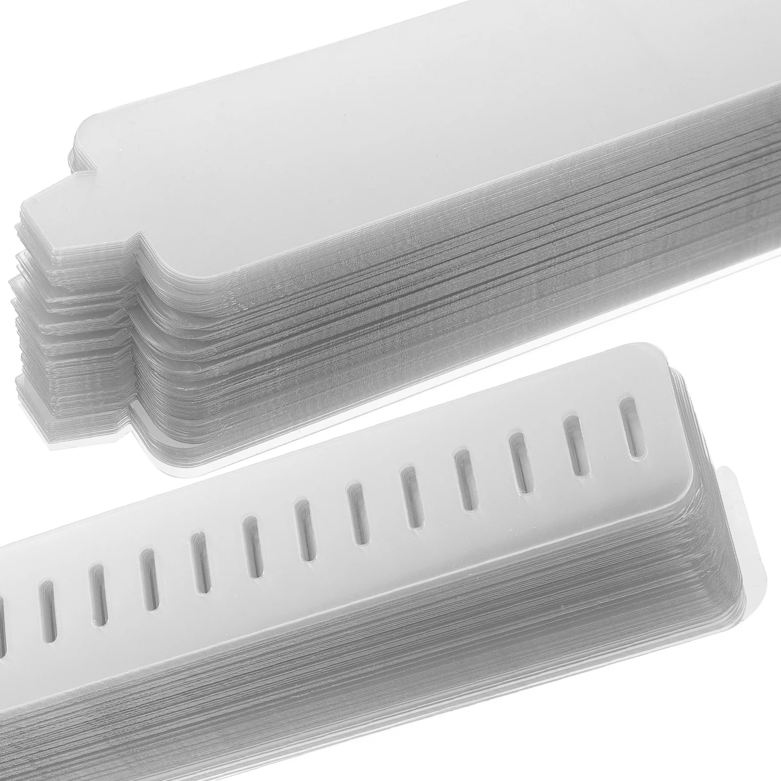 100 قطعة من البولي فينيل كلوريد البقاء من البلاستيك الشفاف طوق القميص دعم إدراجات قابلة للتعديل للرجال قمصان طوق الإمدادات