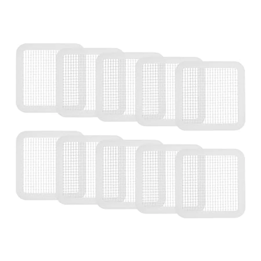 

10pcs Disposables Hair Catcher for Bathtub Shower Drain Mesh Cover for Kitchen Bathroom Accories Hair Stopper Sticker Round Dra