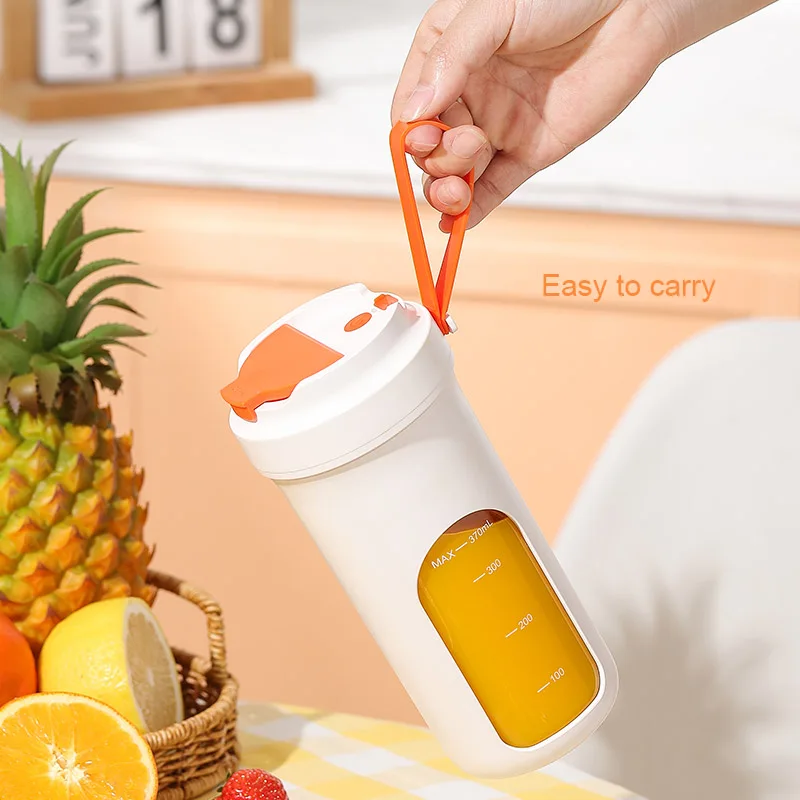 Portable Electric Juicer Blender, Fruit Mixers, USB Rechargeable, Smoothie Cup, Mini Squeezer, Juice Maker