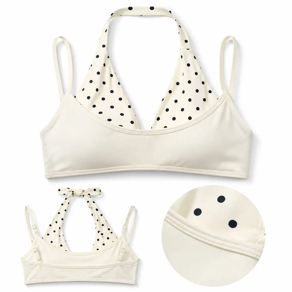 Padded Yoga Bra Halter Sports Bra Elastane Removable Pads Layered Workout Bra Contrast Print Faux Layered Athletic Bra Top