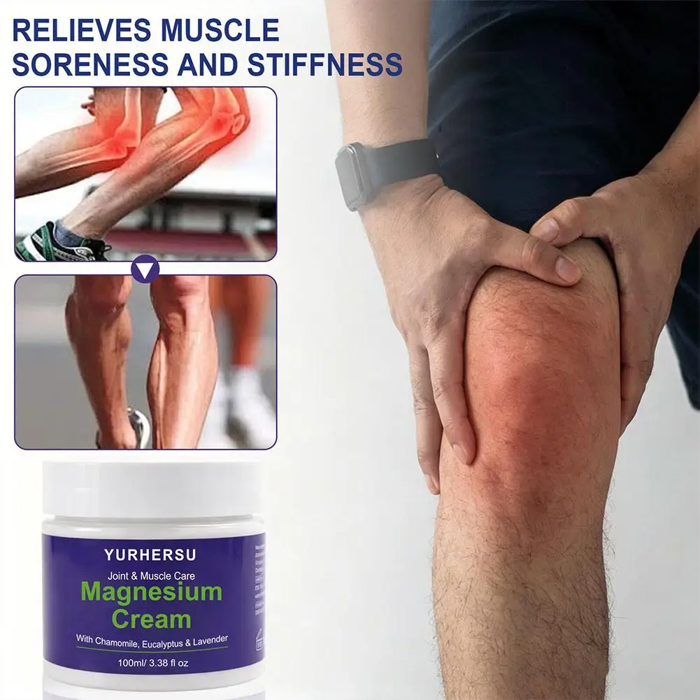 Magnesium Cream with Lavender & Tea Tree - Soothing Muscle Relief, Deep Hydration, Fast Absorption, Winter Recovery Care