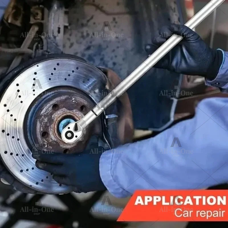 Heavy duty 3/4 inch torque wrench, 600-1000Nm, 48 teeth with 3% accuracy, for car and truck tire repair