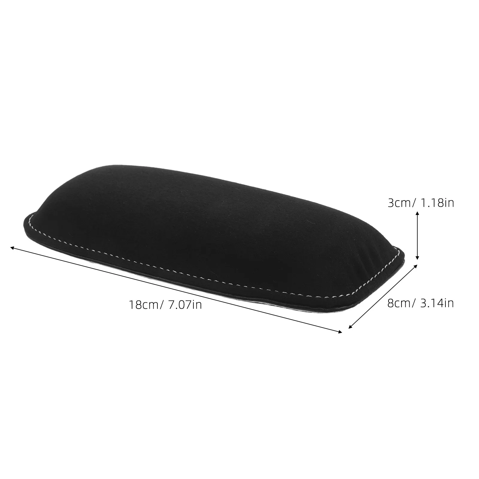 2Pcs Car Knee Cushion Soft Suede Thigh Pads Ergonomic Fit Leg Comfort Pad Winter Warm Breathable Year Round Use Auto Knee Pads