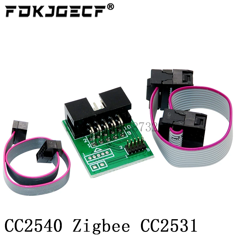 CC2531 Zigbee Emulator CC-Debugger USB Programmer CC2540 Sniffer with 8DBI antenna Bluetooth Module Connector Downloader Cable